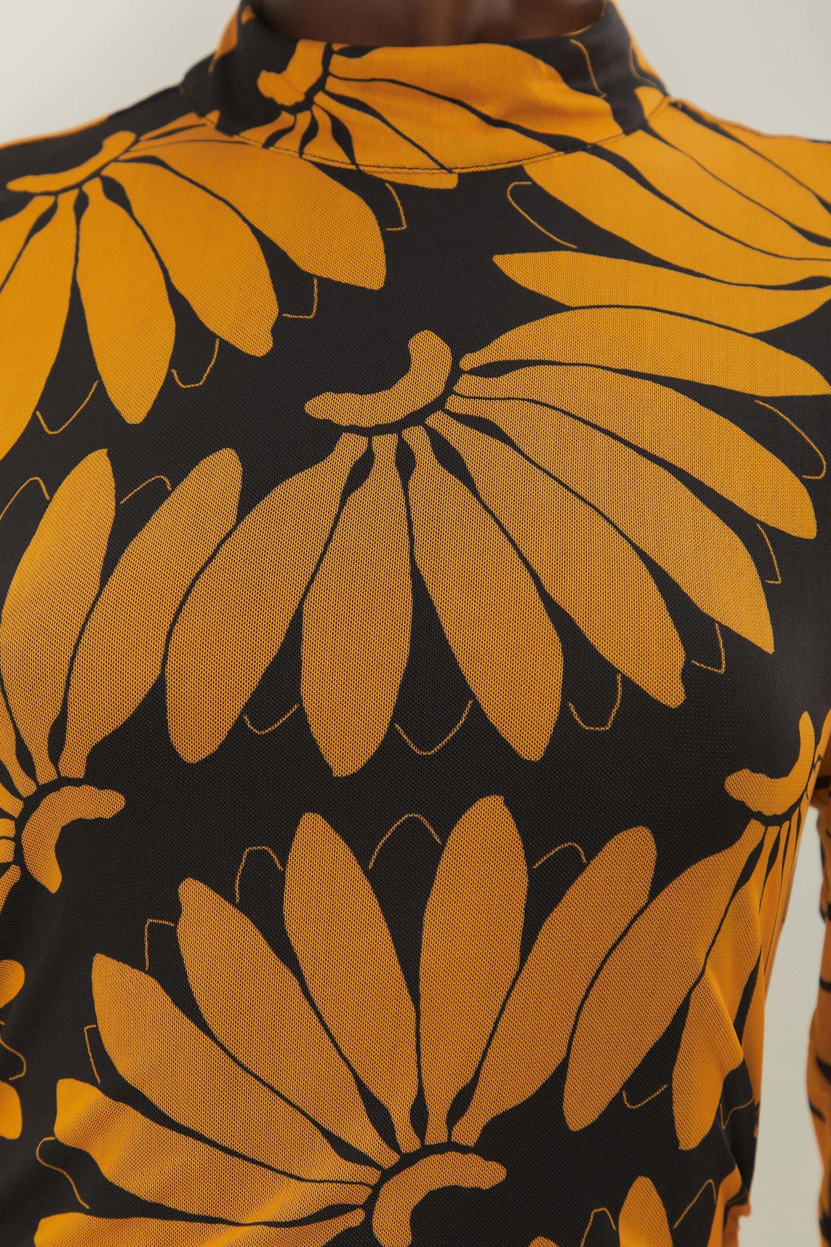 Yellow Copabanana Tulle Midi Dress, COPABANANA YELLOW / M Product Image