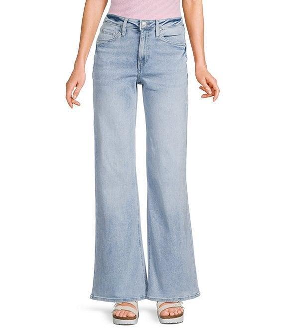 YMI Jeanswear Bella High Rise Wide Leg Denim Jeans Product Image