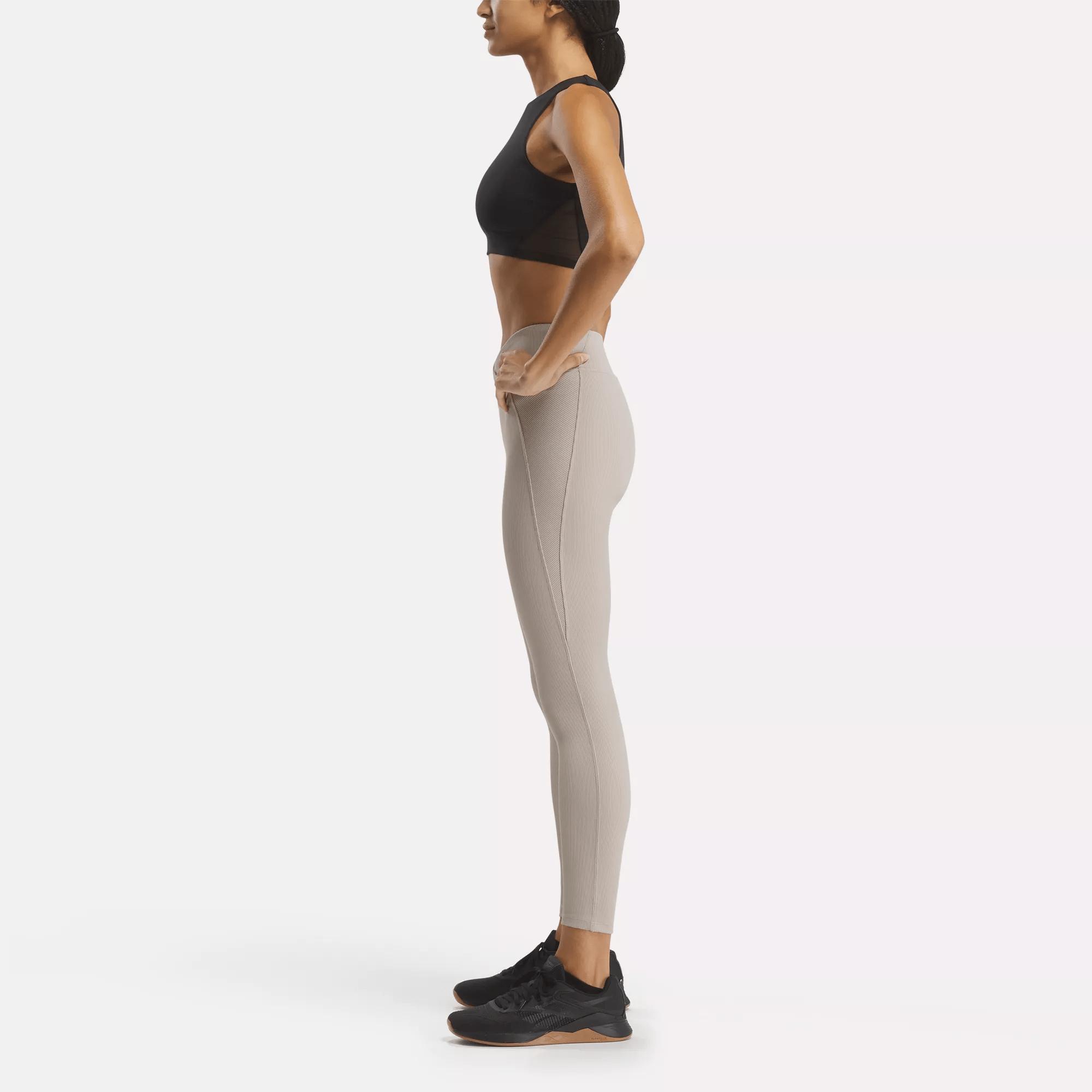 Women's Studio Ribbed High-Rise Leggings Female Product Image