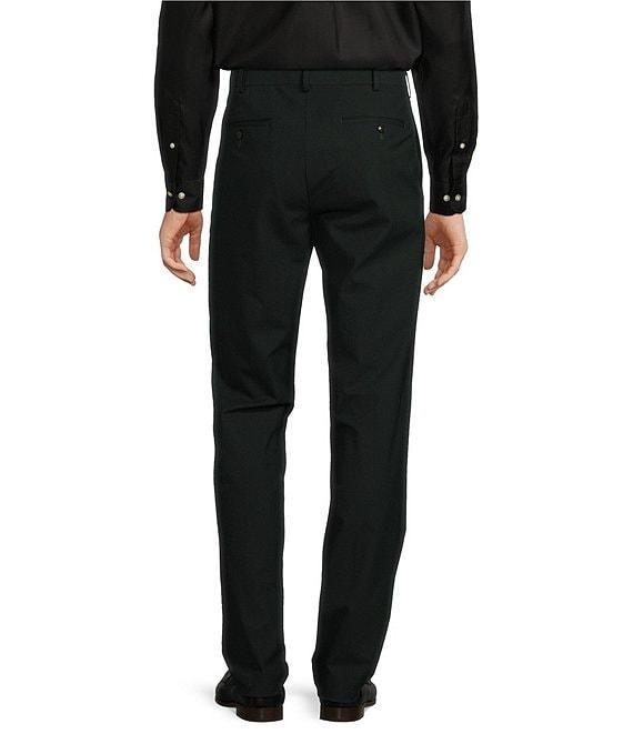 Roundtree & Yorke TravelSmart Straight Fit Flat Front Brushed Solid Chino Pants Product Image