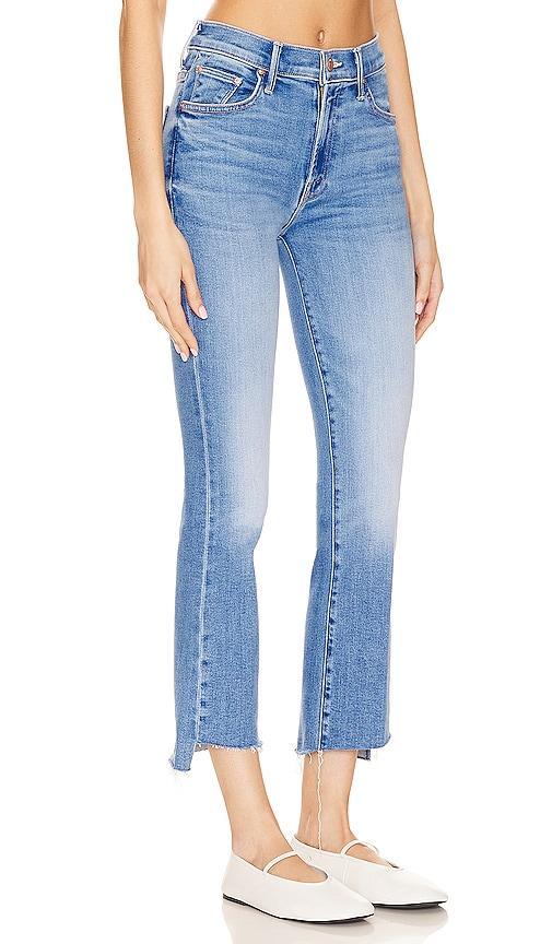 Mother The Insider High Rise Crop Step Fray Bootcut Jeans in Limited Edition Product Image