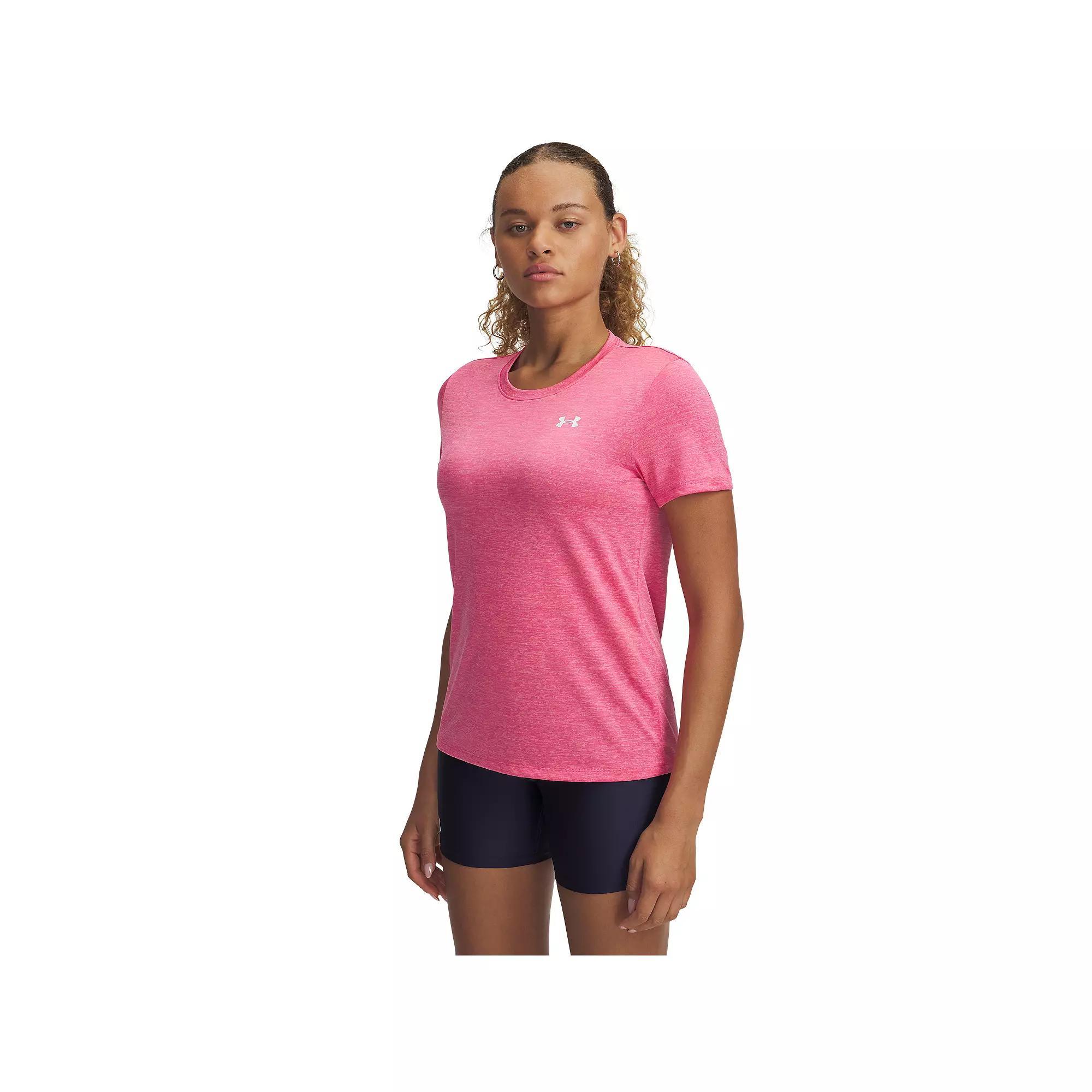 Women's Under Armour Tech™ Short Sleeve Tee, Size: XS, Super Pink Product Image