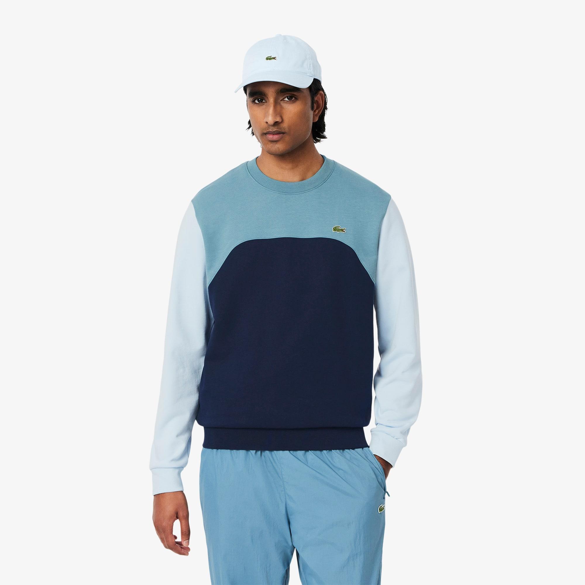 Colour-Block Cotton Fleece Sweatshirt Product Image