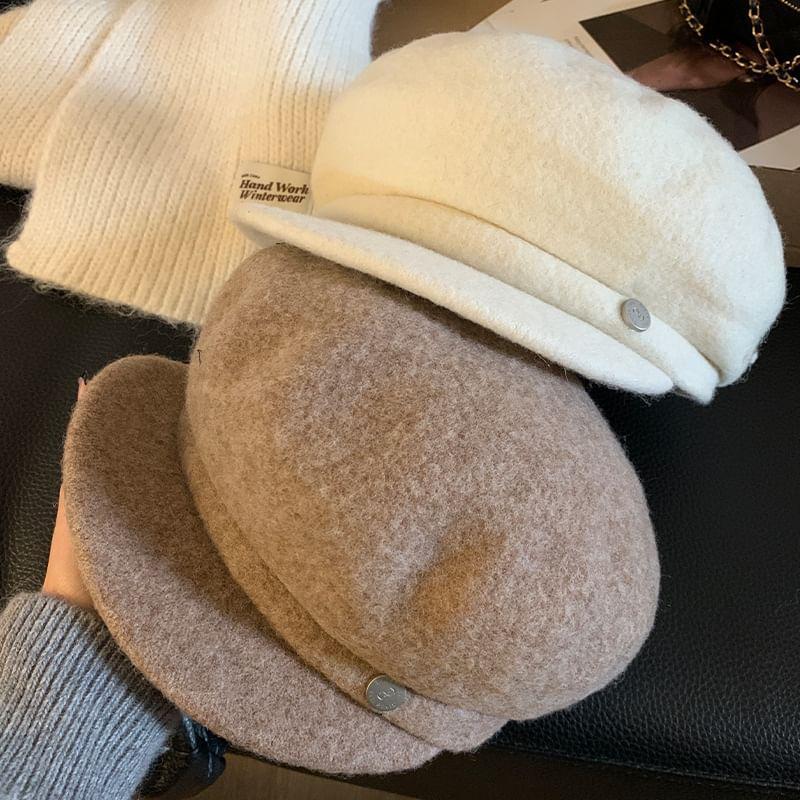 Metal Disc Newsboy Cap Product Image