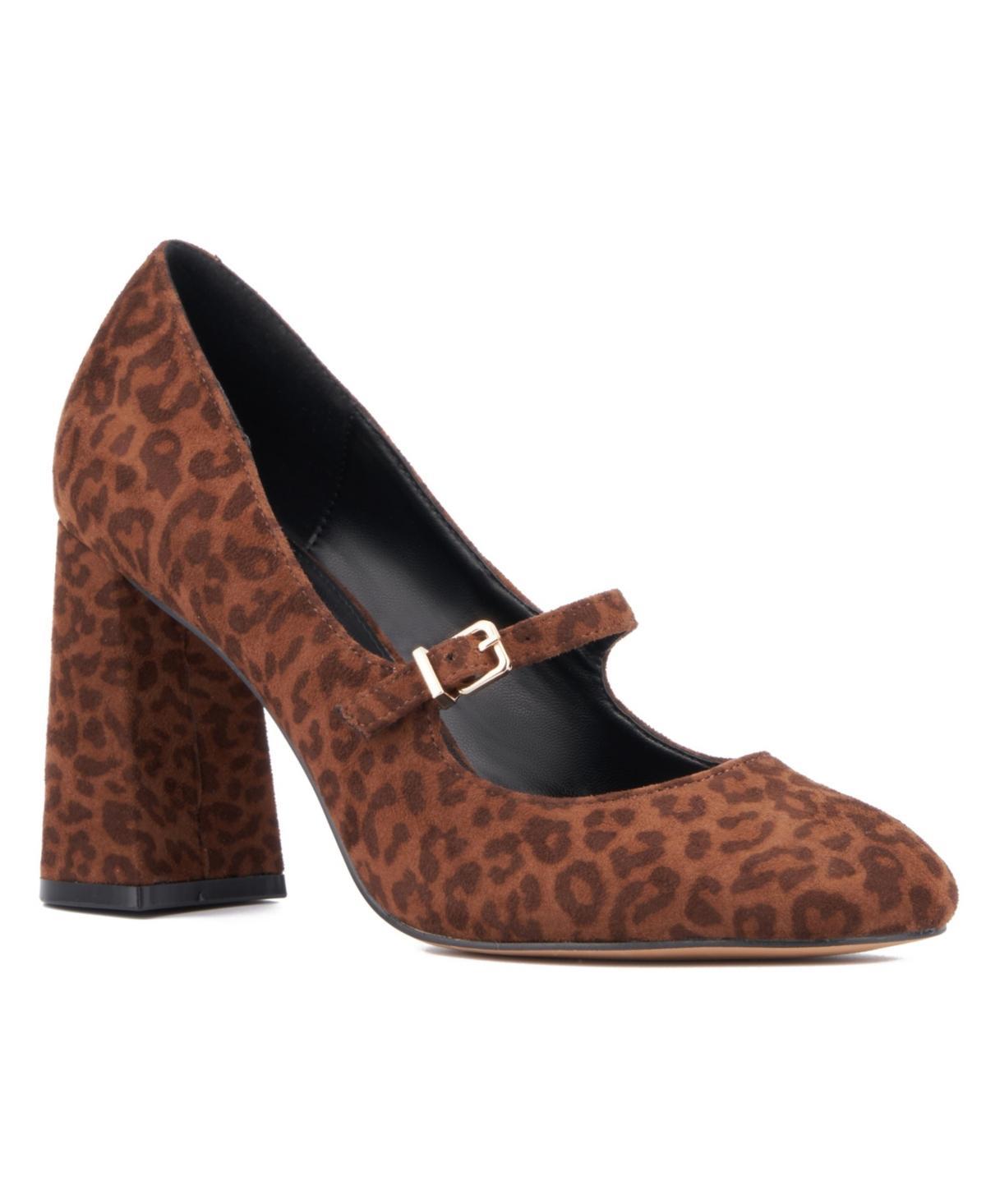 New York & Company Eliane Womens Heels Blue Boucle Product Image