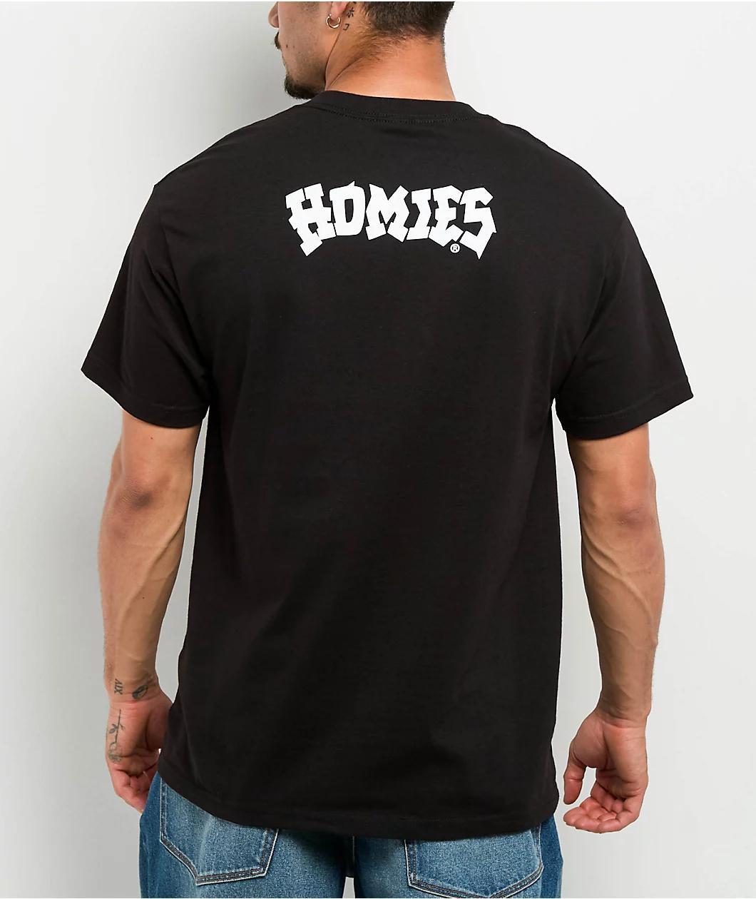 DGA Homies Big Face Clown Black T-Shirt Product Image