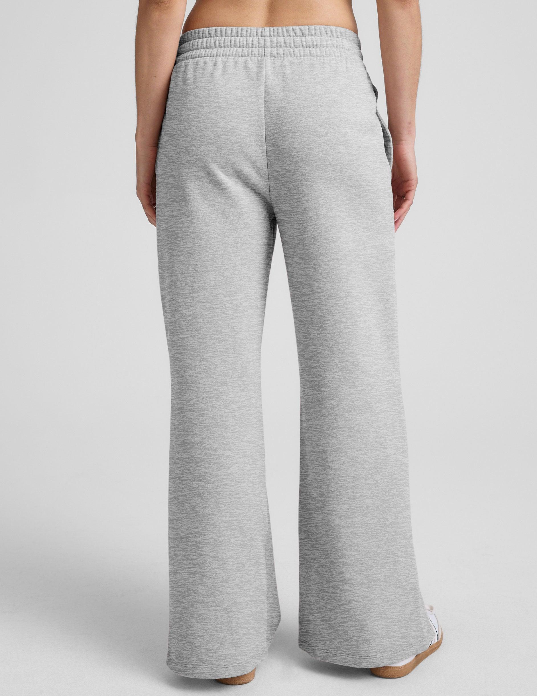 LuxeFleece Side Slit Wide Leg Pant Product Image