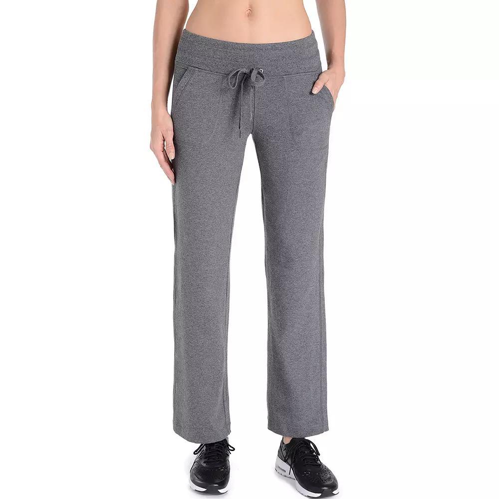 Womens Danskin Drawstring Lounge Pants Grey Gray Heather Product Image