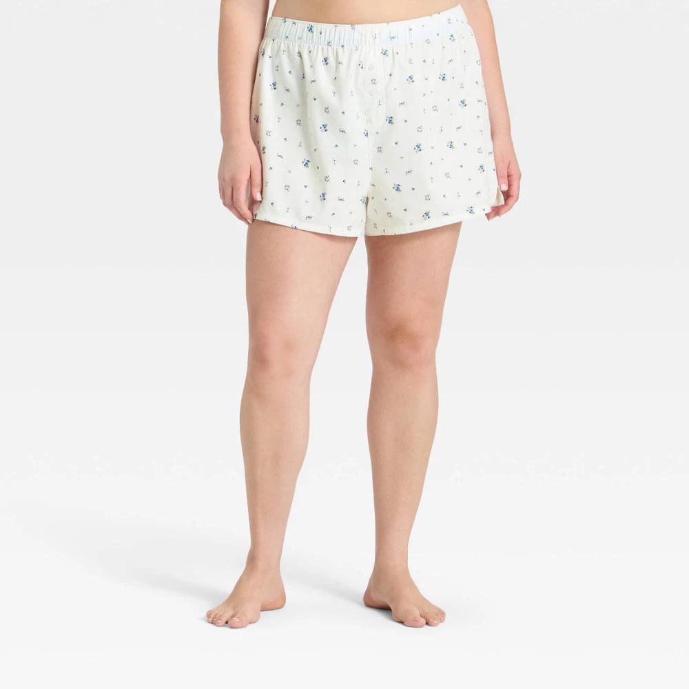 Women's Boxer Pajama Shorts - Wild Fable™ Product Image
