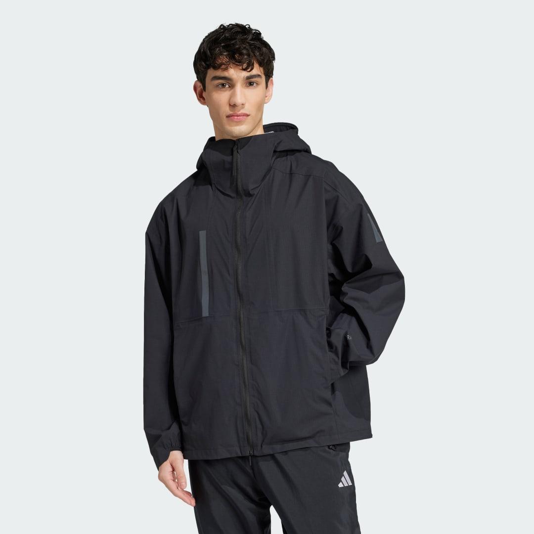 adidas MYSHELTER 2.5-Layer RAIN.RDY Light Jacket Black XL Mens Product Image