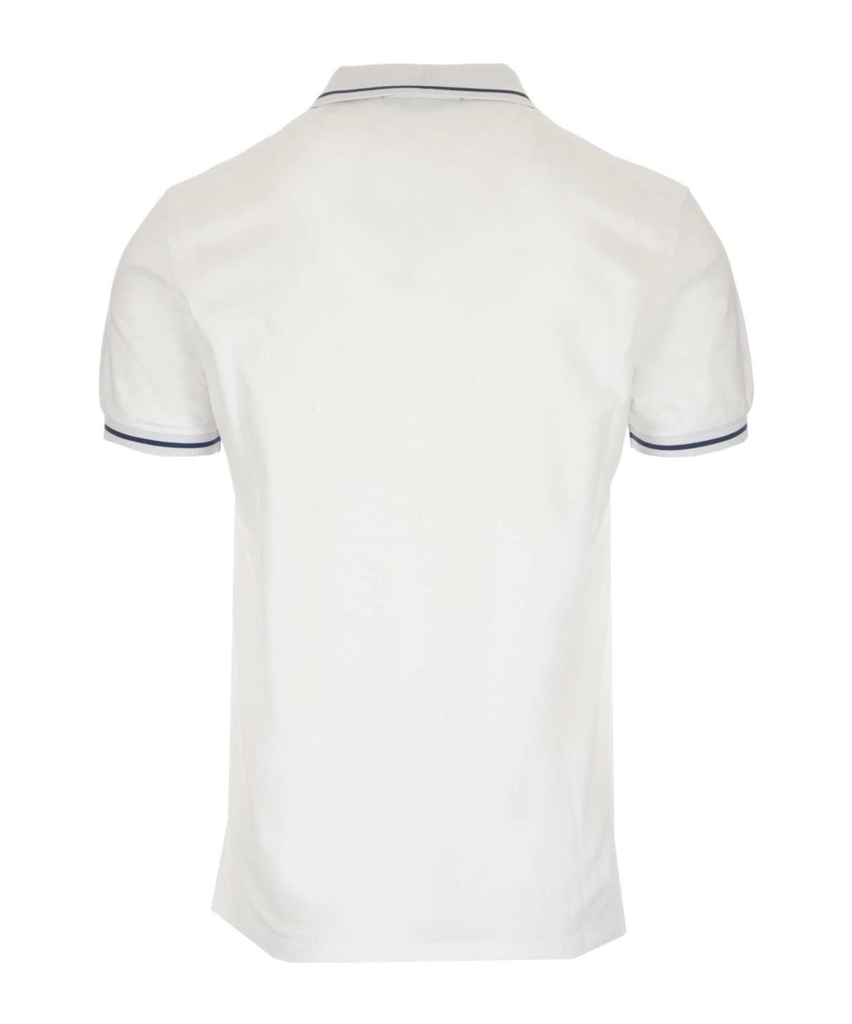 ZEGNA Logo-embroidered Polo Shirt In White Product Image