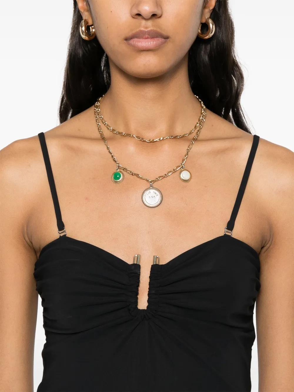 ruched-detail tank top  Product Image
