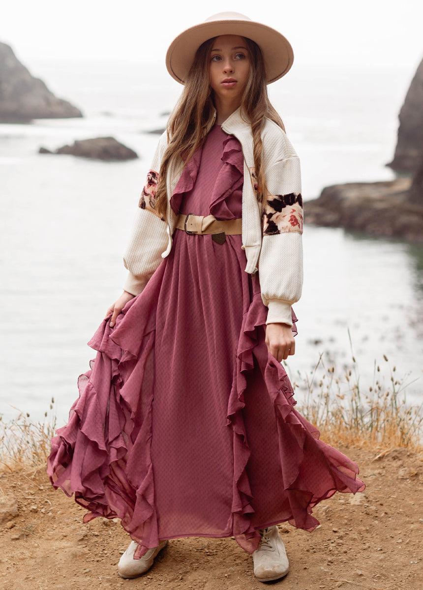 Sylviane Dress in Rosette Girls Product Image