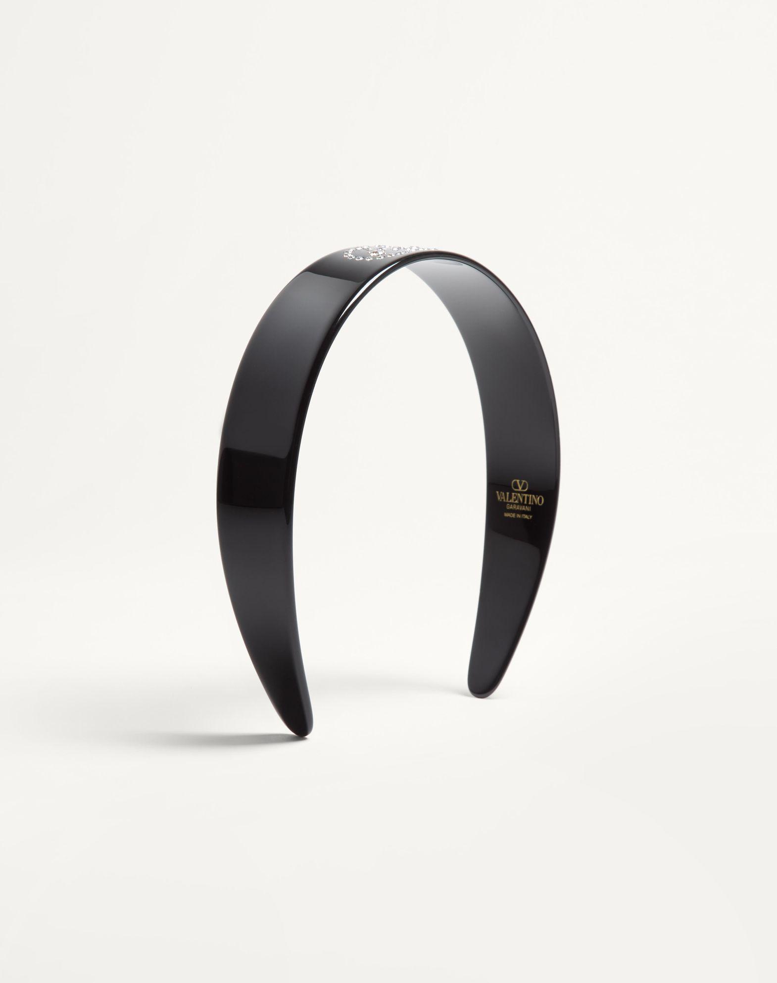 Vlogo Signature Headband In Resin, Metal And Crystals Product Image