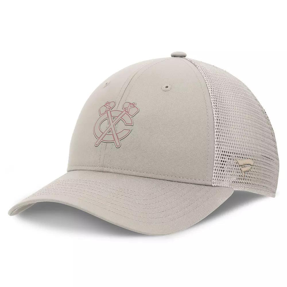 Womens Fanatics Tan St. Louis Blues Authentic Pro Road Trucker Adjustable Hat Product Image