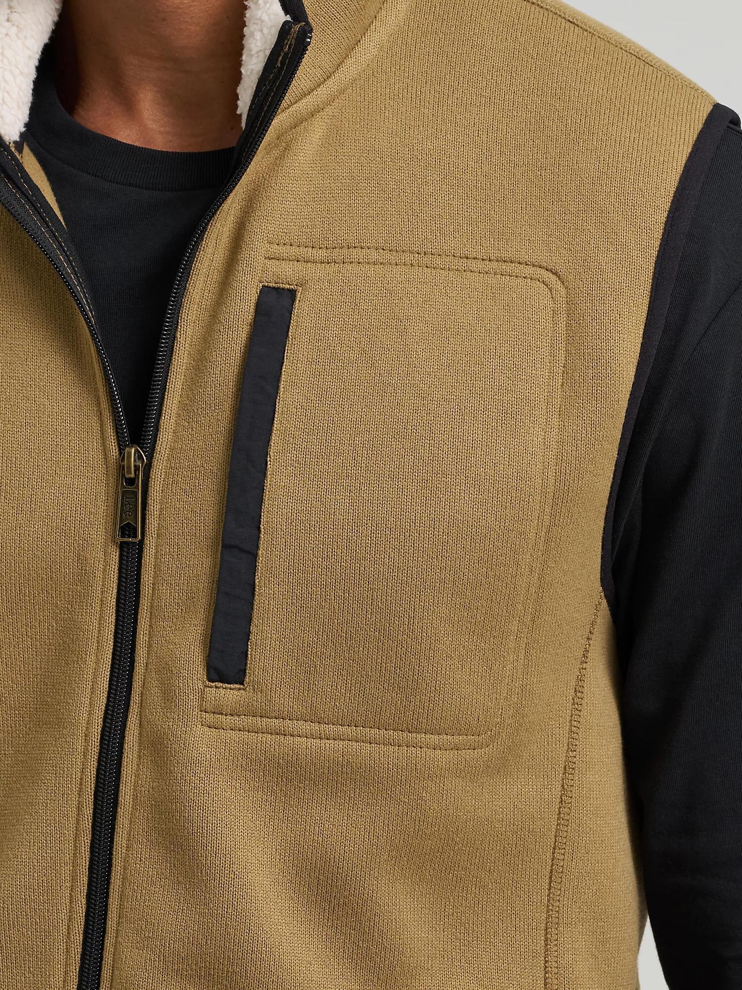 Men's Full Zip Fleece Sweater Vest | Men's Jackets & Outerwear | Lee® Product Image