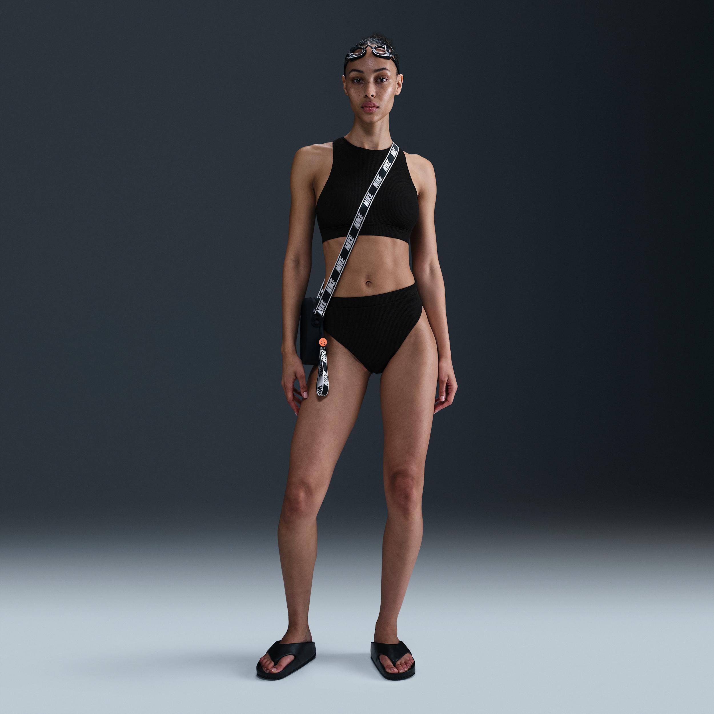 Nike Women's Swim Elevated Essential High-Neck Bikini Top Product Image