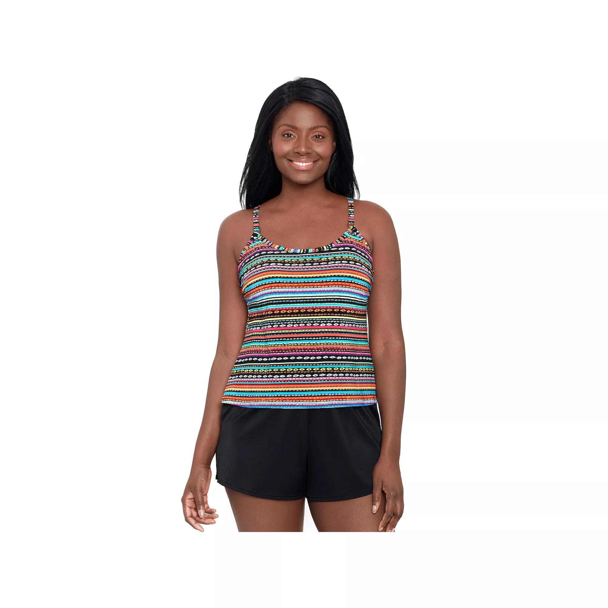 Women's Trimshaper Farrah Romper Swimsuit, Size: 10, Cool Blue Product Image