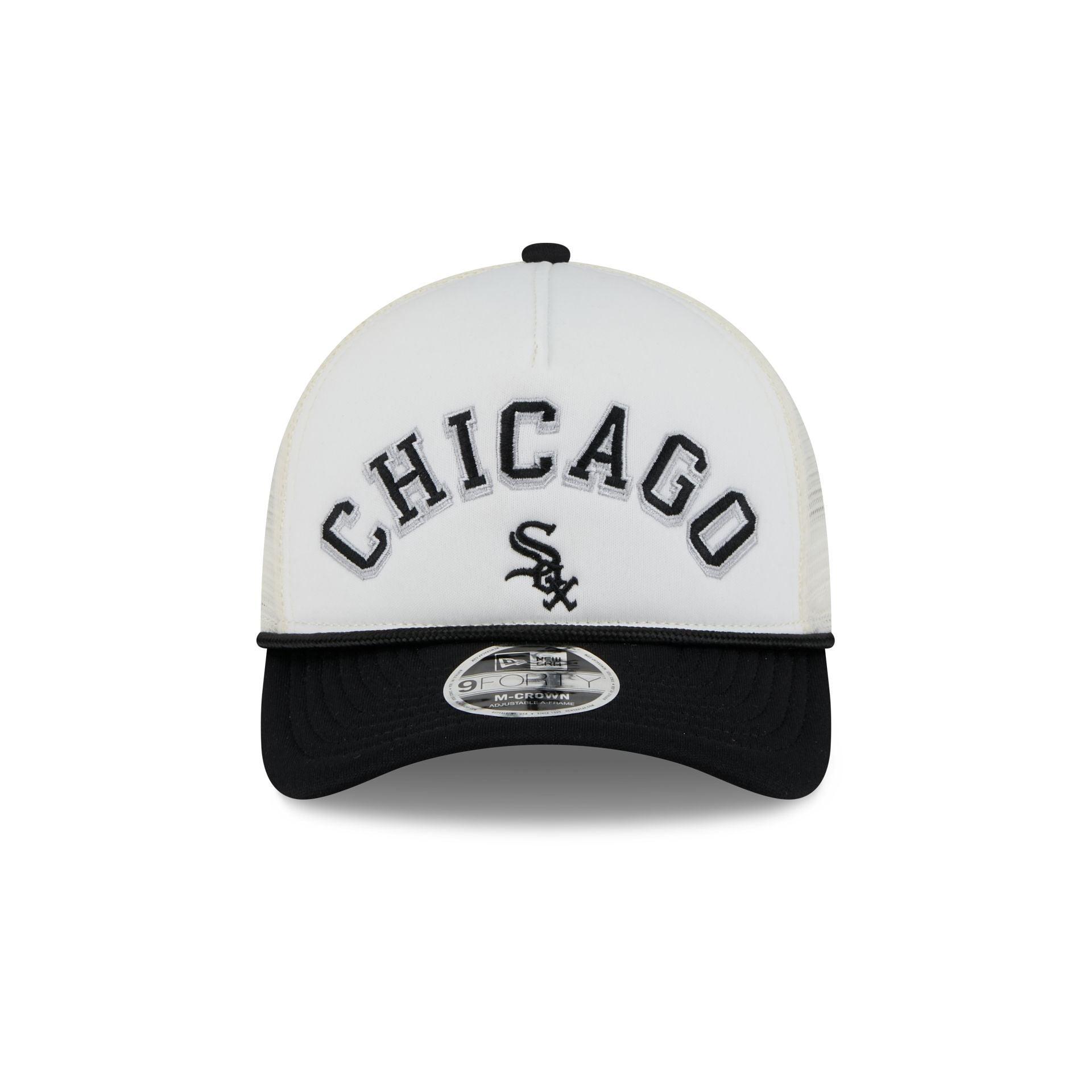 Chicago White Sox Chrome Arch 9FORTY M-Crown A-Frame Trucker Hat Male Product Image