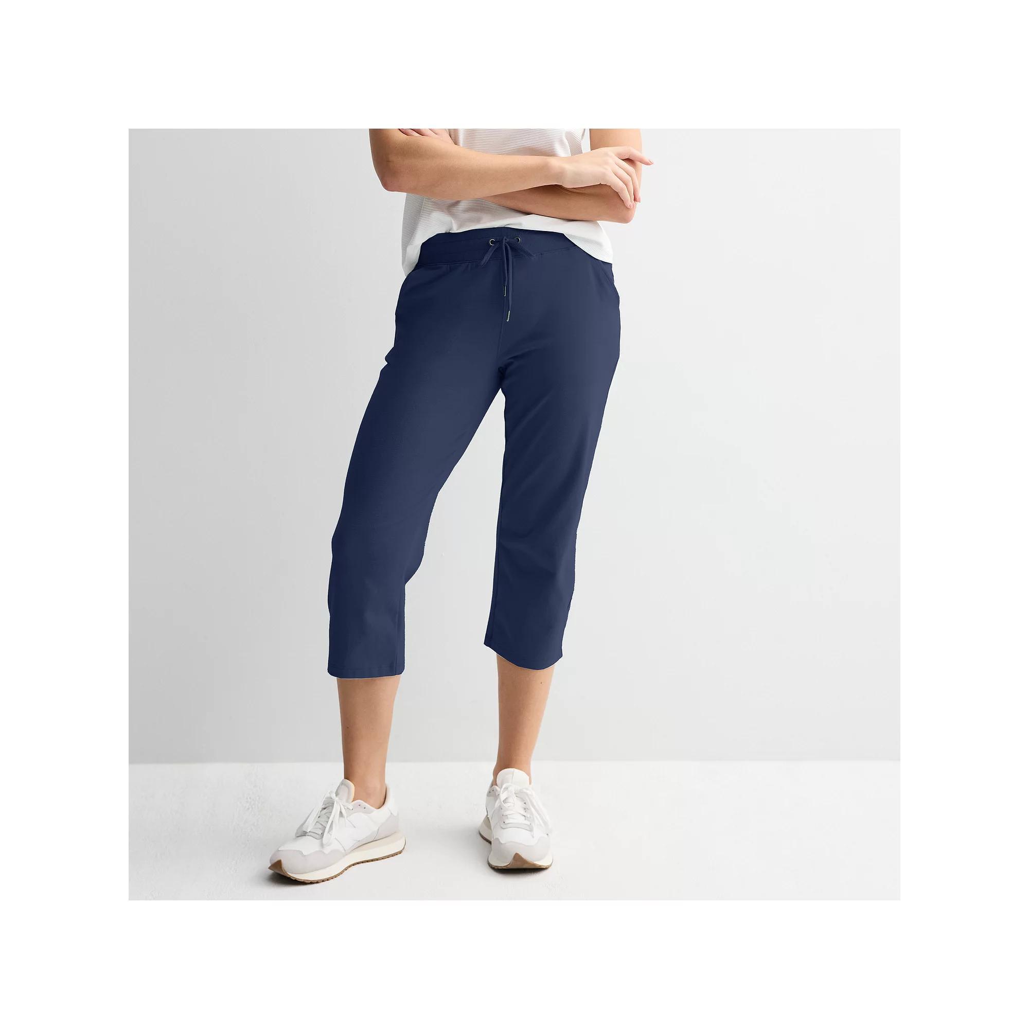 Womens Tek Gear Essential Capris Blue Romance Product Image