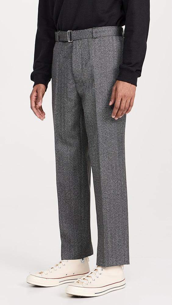Officine Generale Italian Herringbone Wool Pants | Shopbop Product Image