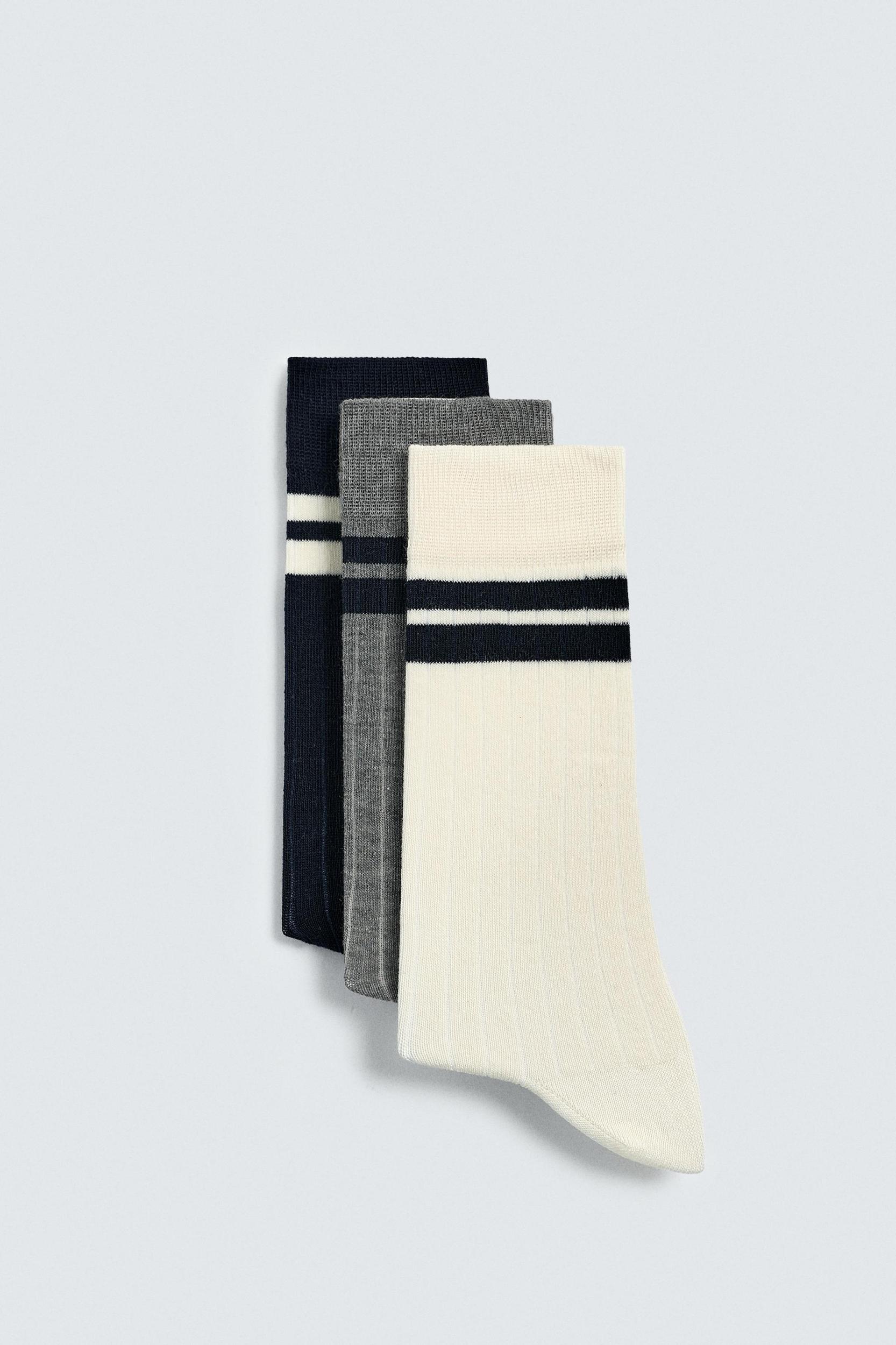 3-PACK STRIPED SOCKS Product Image