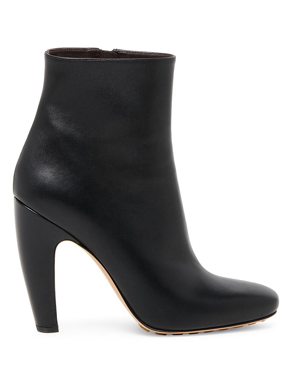 Womens Canalazzo 100MM Leather Ankle Booties Product Image