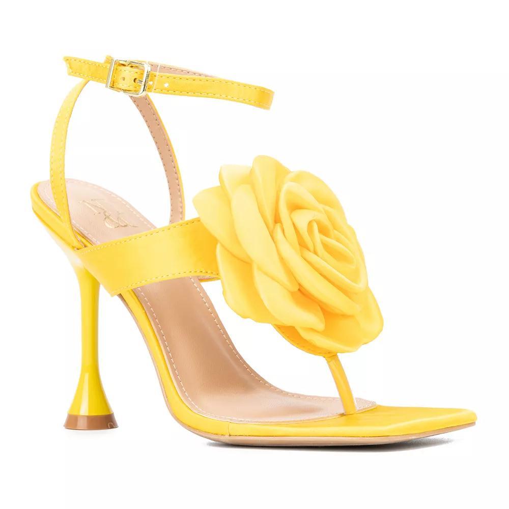 New York & Company Peony Women's Floral Heels, Size: 6, Pink Product Image