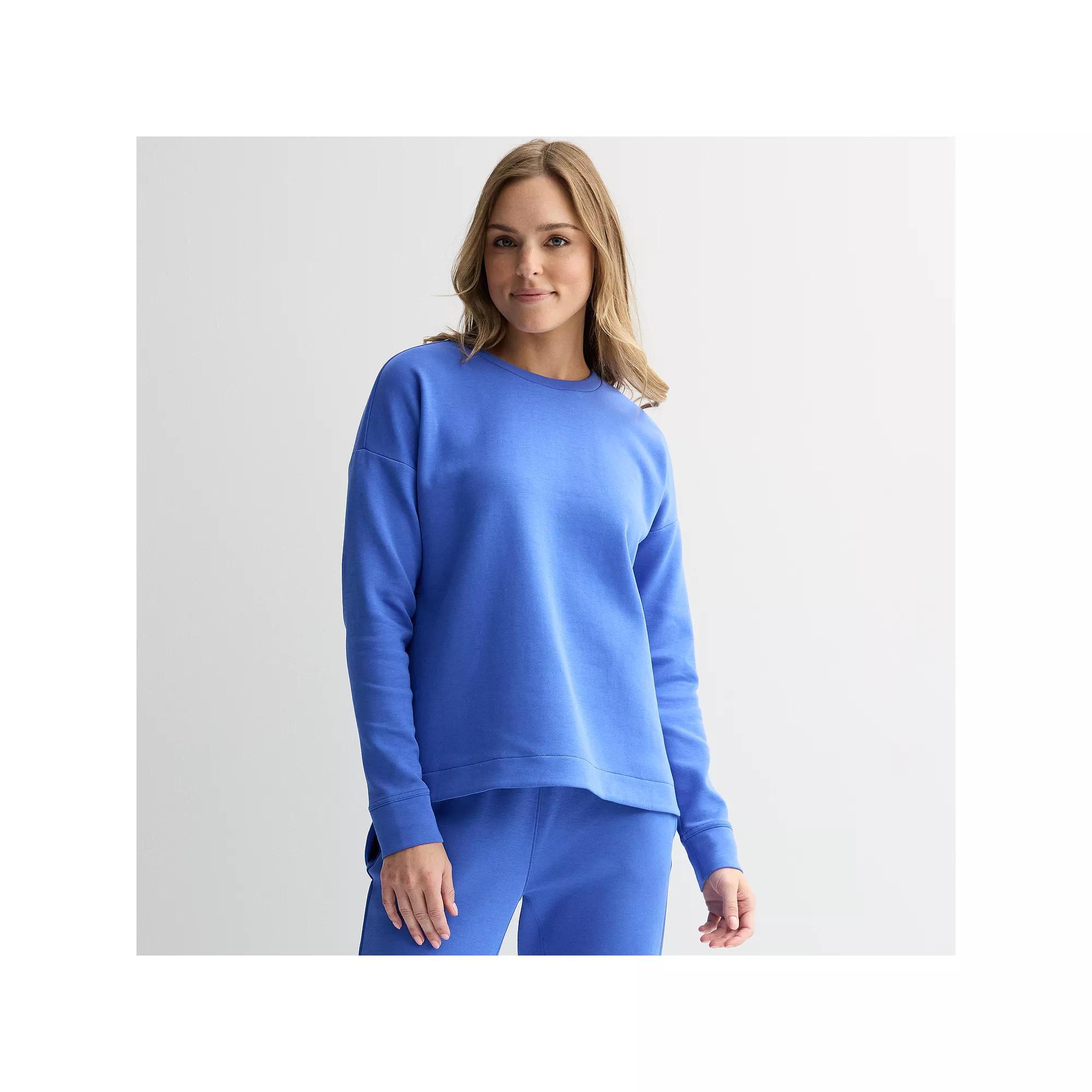 Women's Tek Gear® Ultracomfort Crewneck Top, Size: Large, Parrotoral Product Image