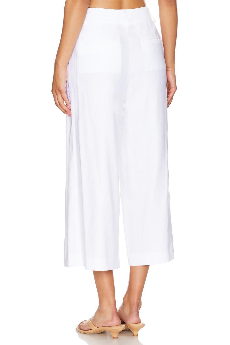 Solid Linen Pant MILLY Product Image