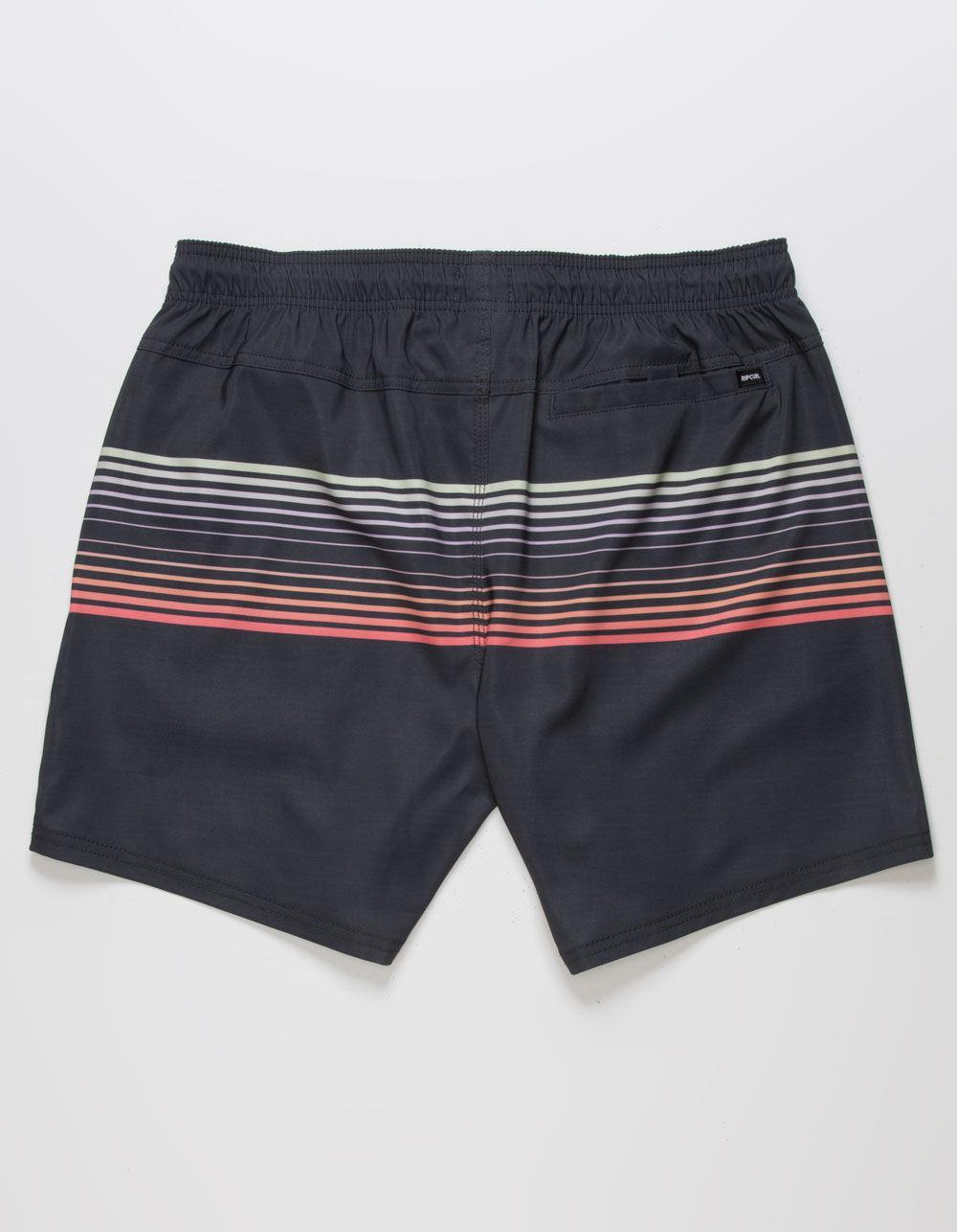 RIP CURL Cruise Out Mens Volley Shorts - BLACK Product Image