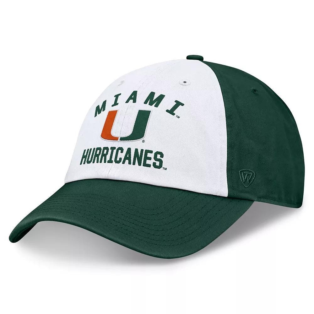 Men's Top of the World White/Garnet Florida State Seminoles Heritage Weston Adjustable Hat Product Image