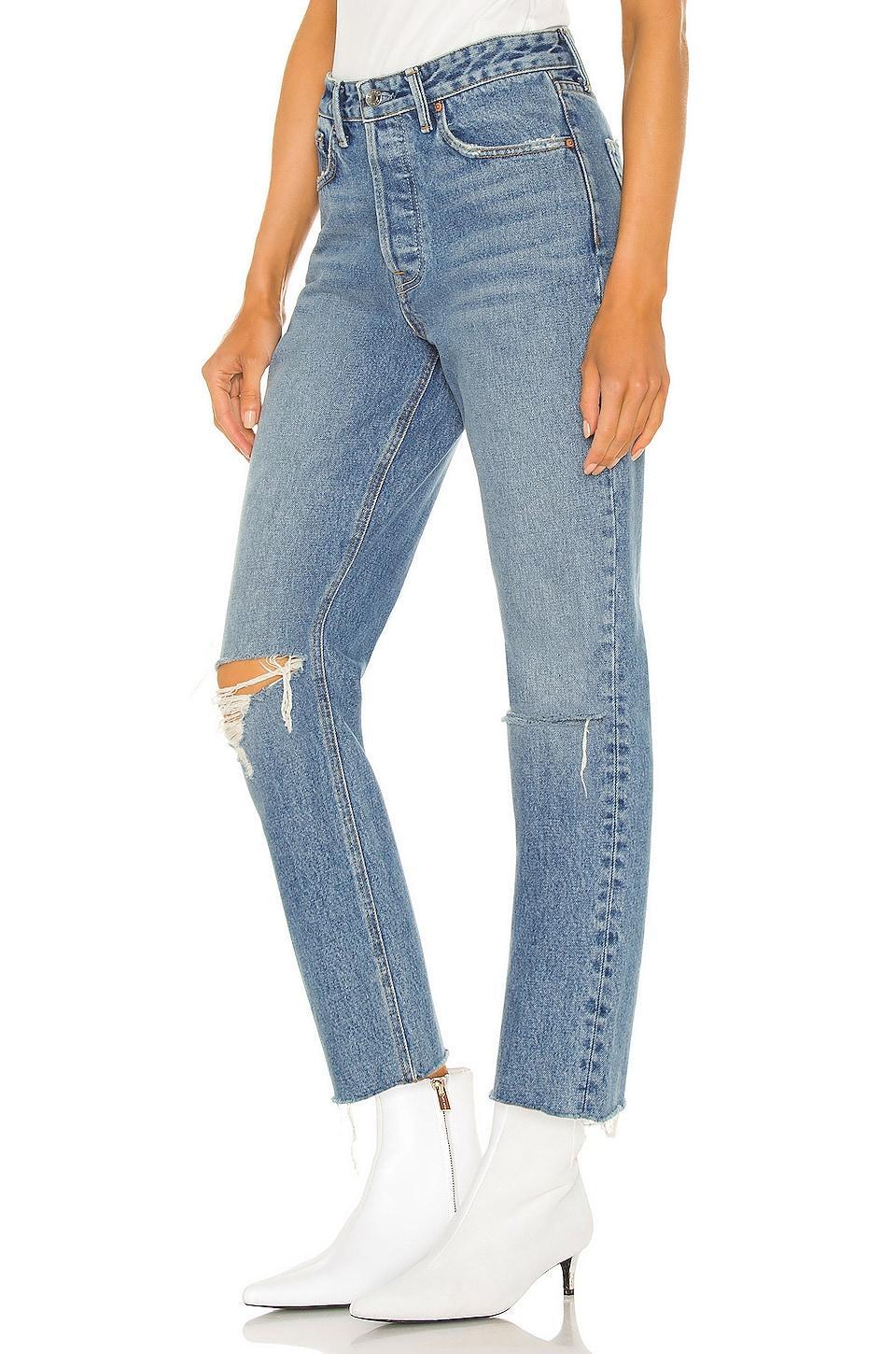 Karolina High Rise Straight Crop GRLFRND Product Image