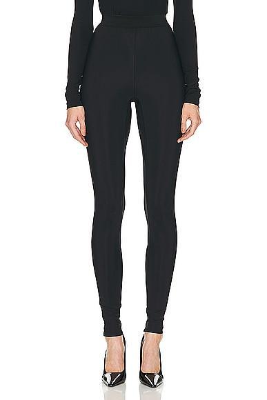 WARDROBE.NYC Bonded Back Zip Legging Product Image