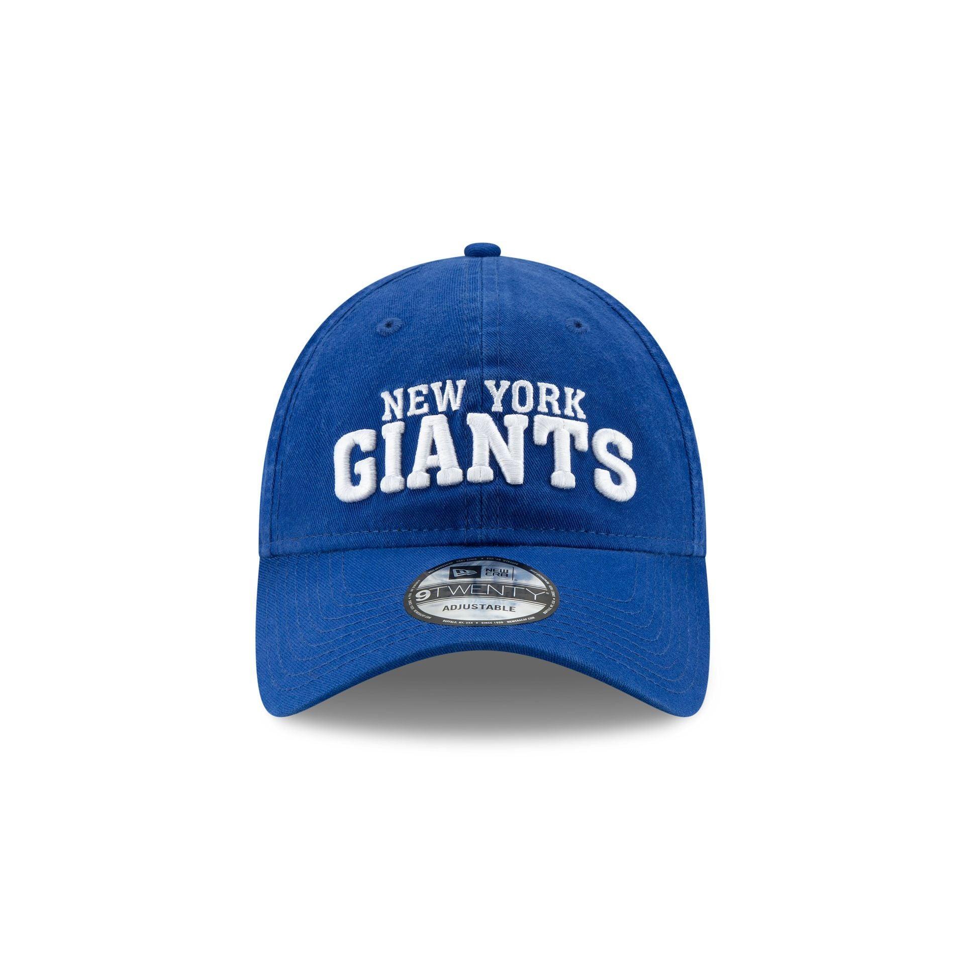 New York Giants NFL Core Classic Wordmark 9TWENTY Adjustable Male Product Image