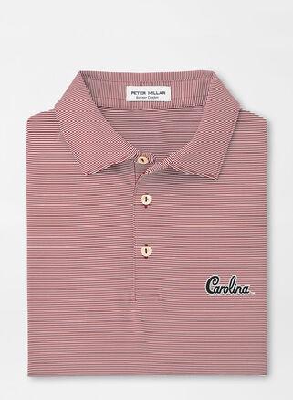 Peter Millar Mens South Carolina Jubilee Stripe Performance Polo | Color: Maroon | Size: M Product Image