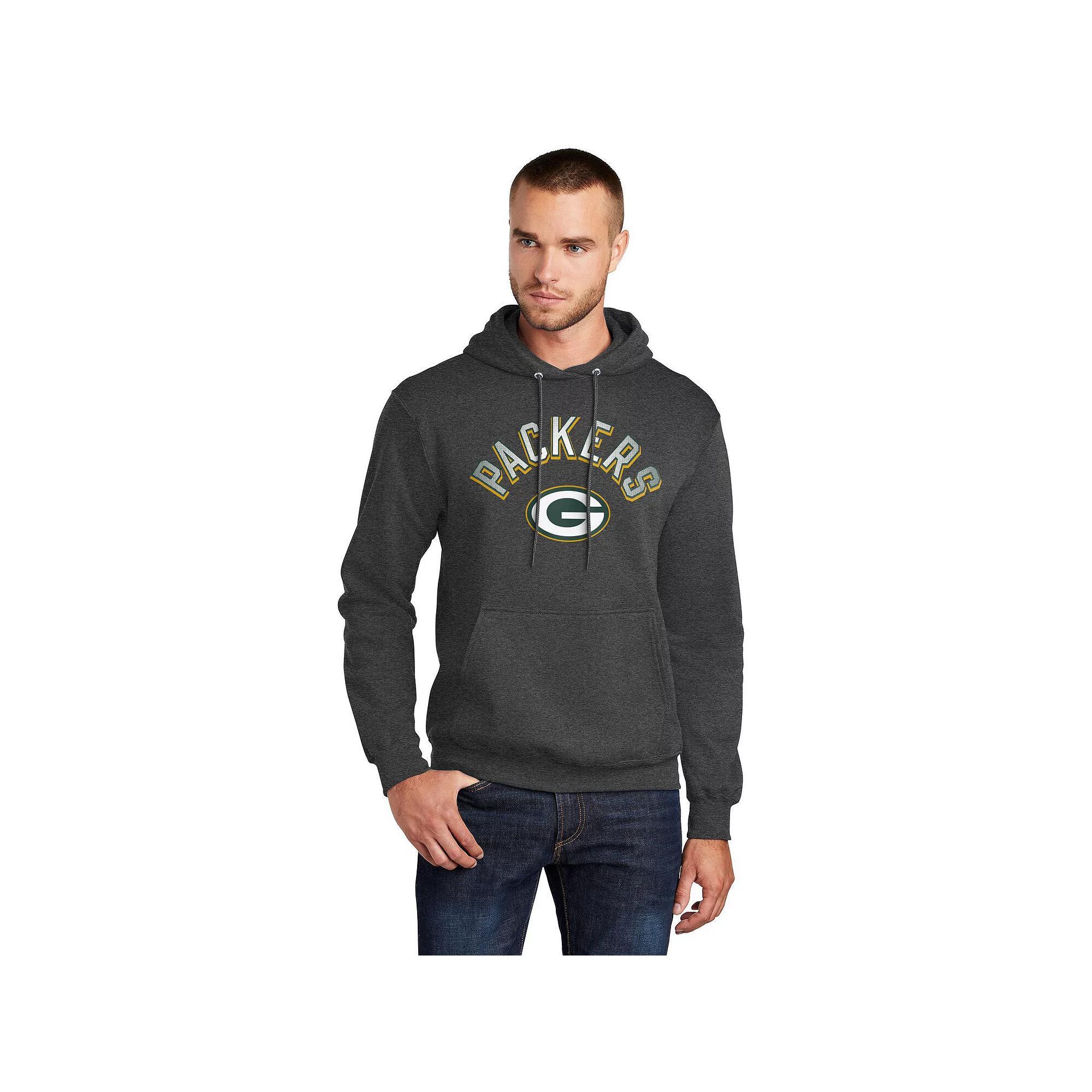 Men's Starter  Charcoal Washington Commanders Arch Over Logo Pullover Hoodie, Size: XXL, Wft Charco Product Image