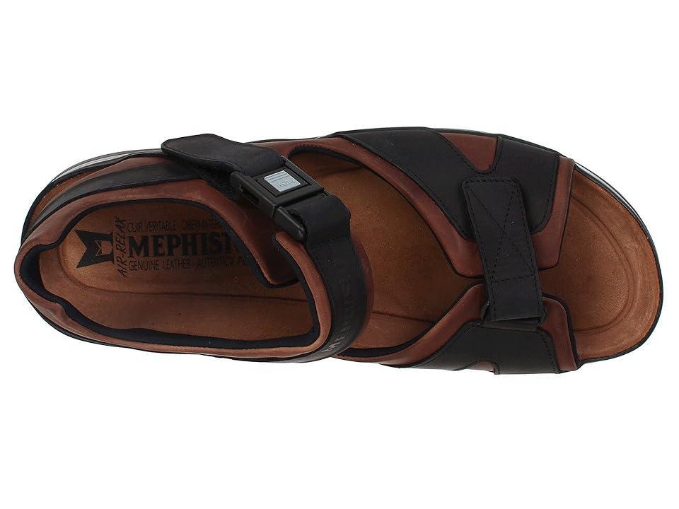 Mephisto Shark (Dark /Black Waxy Leather) Men's Sandals Product Image