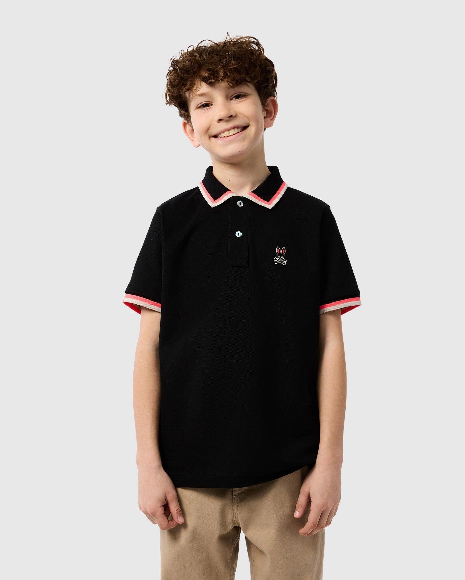 KIDS RIVIERA PIQUE POLO SHIRT - B0K640C200 Product Image
