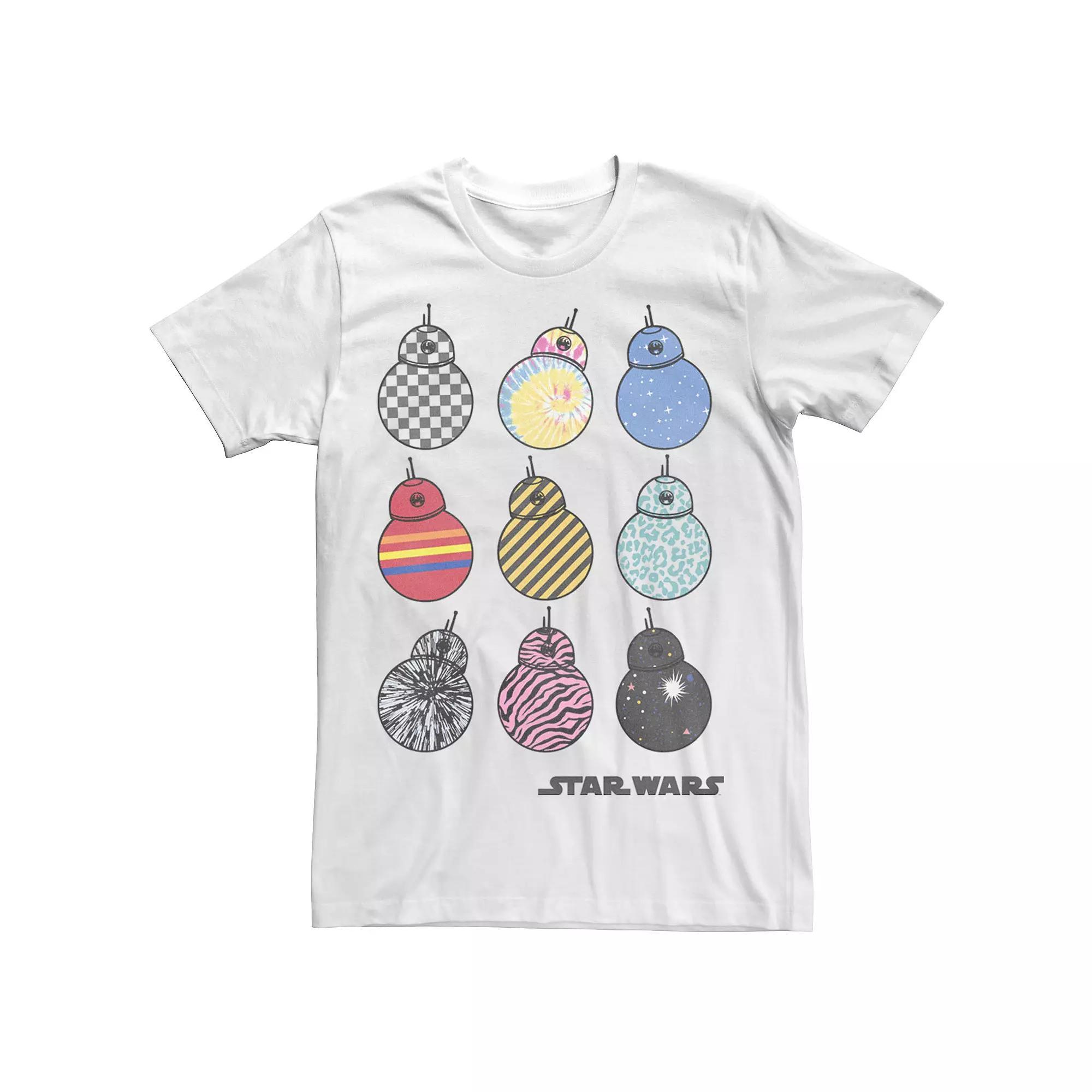 Men's Star Wars The Rise of Skywalker BB-8 Fashion Tee, Size: Medium, White Product Image