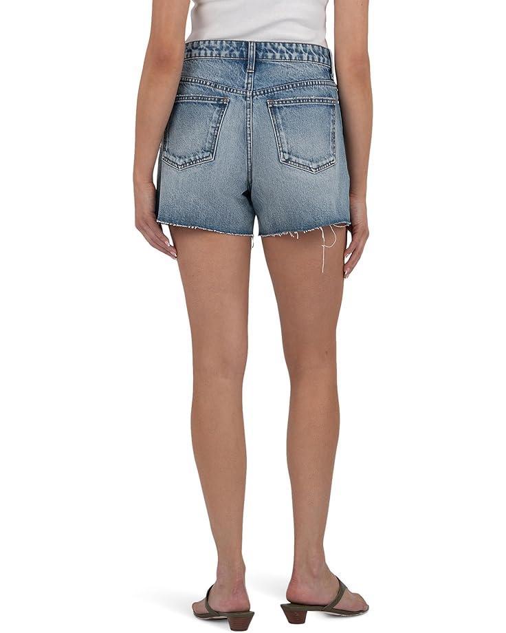 Women's KUT from the Kloth Taylor High Rise Shorts with 5 Pockets with Raw Hem Product Image