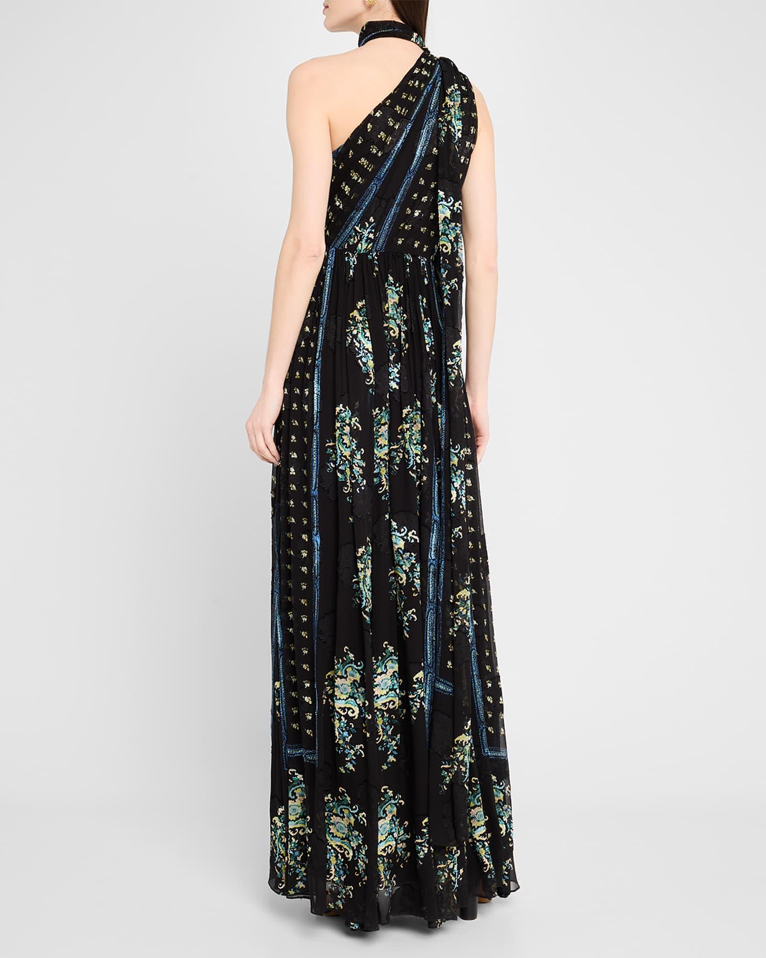Angelique Draped Scarf Gown Product Image