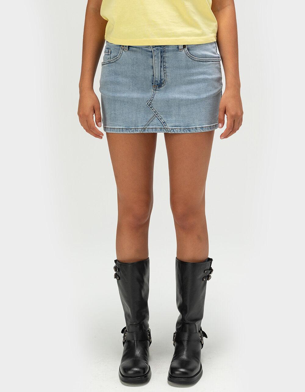 O'NEILL Madalena Womens Denim Mini Skirt - LIGHT WASH Product Image