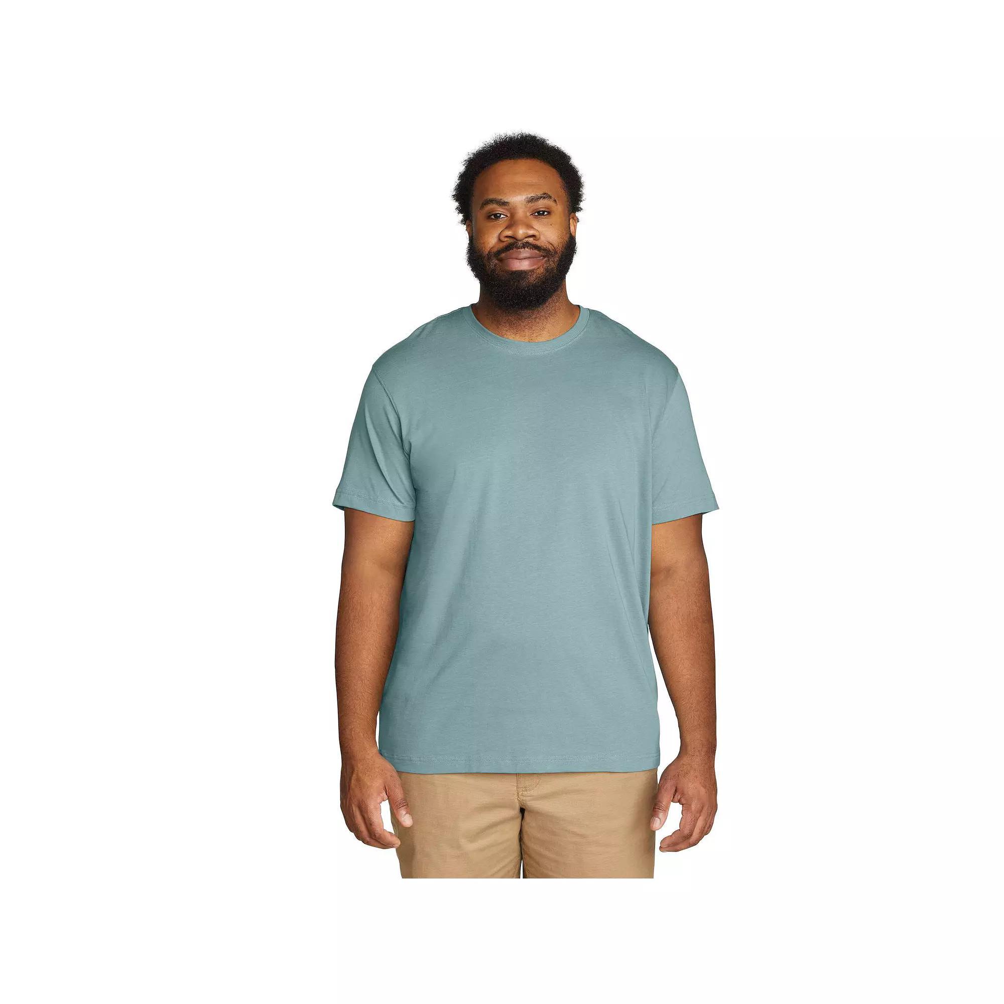 Big & Tall Eddie Bauer Short Sleeve Legend Wash T-Shirt, Men's, Size: 2XB, Light Harbor Product Image