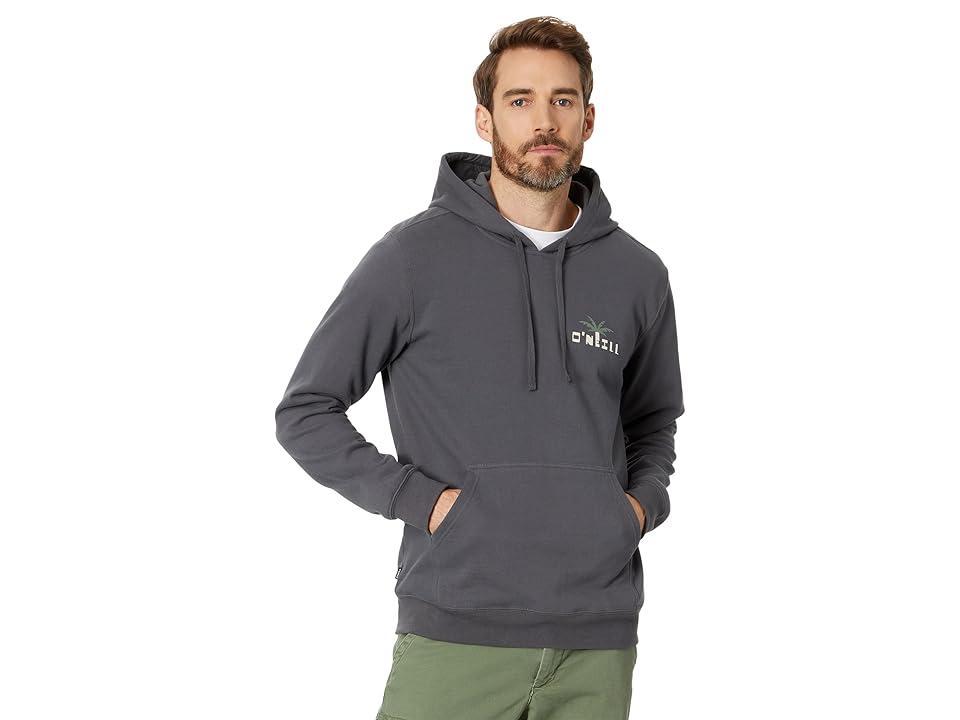 O'Neill Fifty Two Pullover Hoodie (Graphite) Men's Clothing Product Image