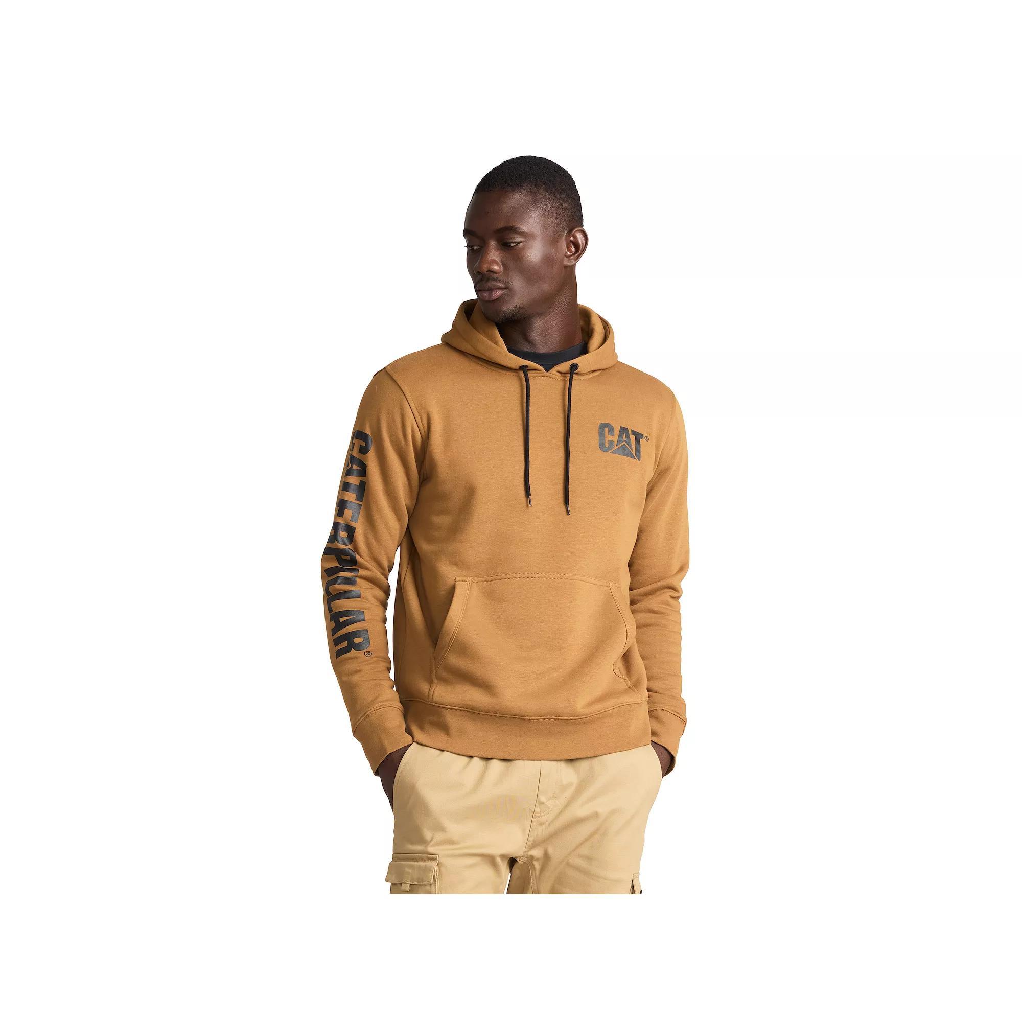 Caterpillar Cat Foundation Trademark Banner Hood Sweatshirt, Men's, Size: XXL, Bronze Product Image