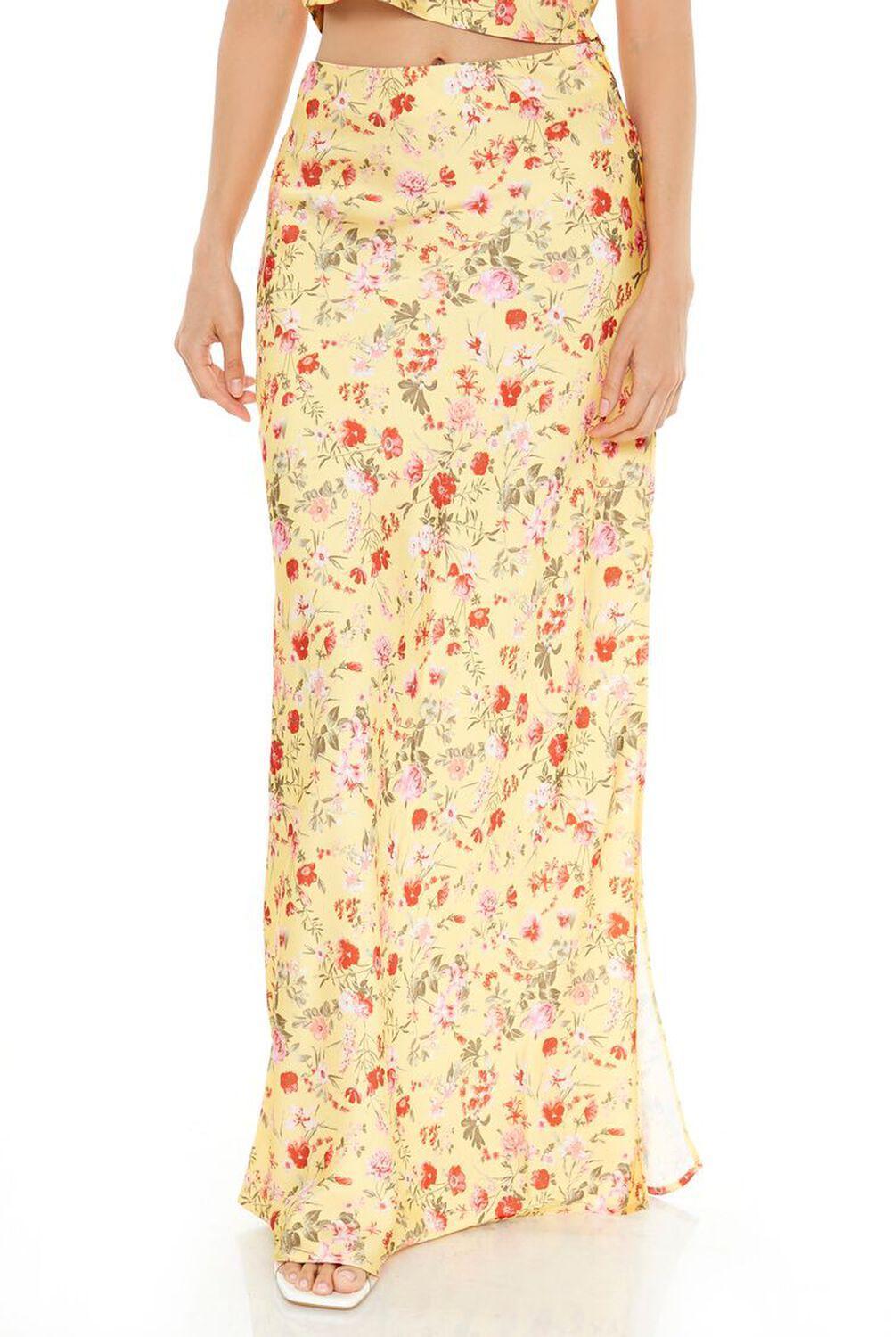Ditsy Floral Top & Maxi Skirt Set | Forever 21 Product Image