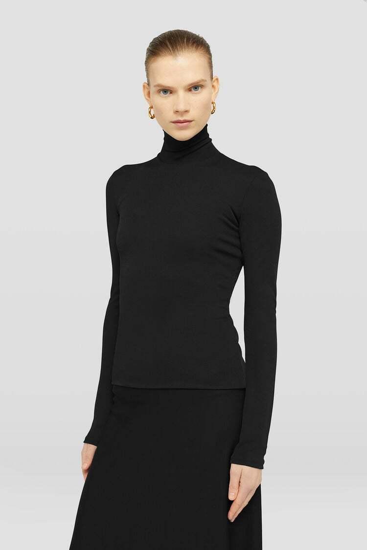 JIL SANDER High-neck Jumper In Black Product Image