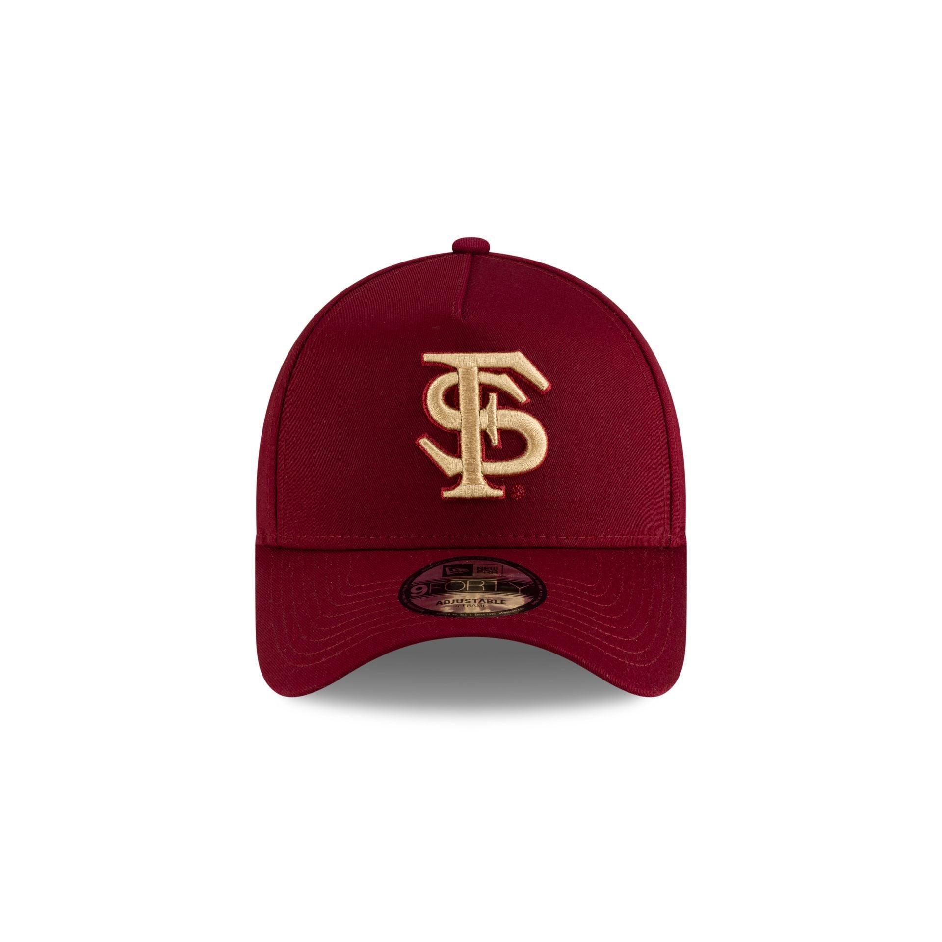 Florida State Seminoles Cardinal Red 9FORTY A-Frame Snapback Hat Male Product Image