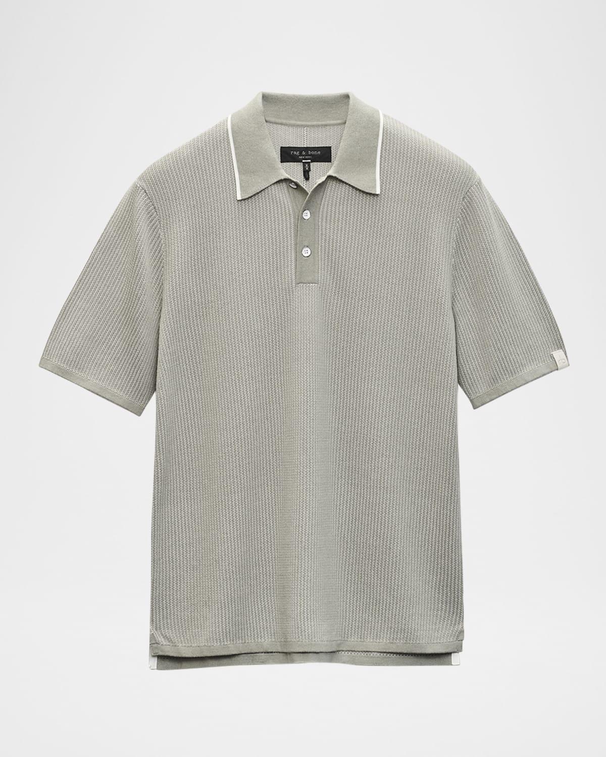 Mens Harvey Knit Polo Shirt Product Image